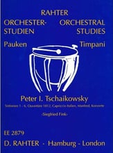 Orchestral Studies for Timpani cover